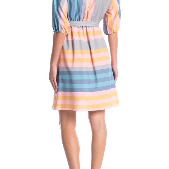 Love + Harmony Rainbow Stripe Dress NWT - Picture 2 of 2